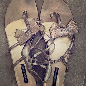 Claudia ciuti silver sandals